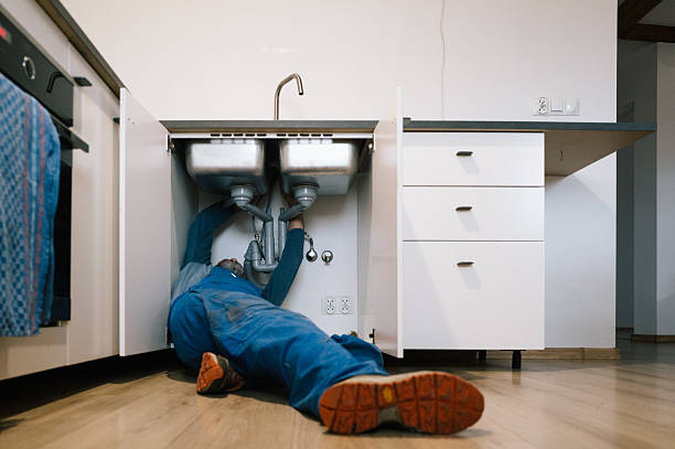 Professional Emergency Plumber technician working in Hoffman Estates, IL